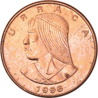 Monnaie, Panama, 1 Centesimo De Balboa, 1996, SUP, Cuivre, KM:125 - Panamá