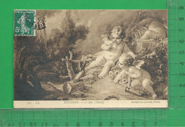 THEME ARTS PEINTURE : BOUCHER, " Le But ", Détail - Prigione E Prigionieri