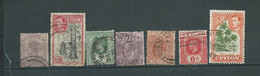 Ceylan - Lot De 7 Timbres Oblitérés - Bip13601 - Ceylon (...-1947)