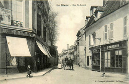 Le Blanc * La Rue St Lazare * Magasin Commerce Au Printemps , SOUDRAIN - Le Blanc