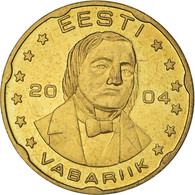 Estonie, 20 Euro Cent, 2004, Unofficial Private Coin, SUP+, Laiton - Estonia