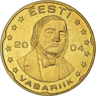 Estonie, 20 Euro Cent, 2004, Unofficial Private Coin, SUP+, Laiton - Estonie
