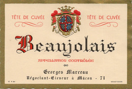 Beaujolais Tête De Cuvée Moreau Négociant à Mâcon - Alcools & Spiritueux