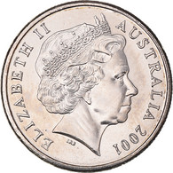 Monnaie, Australie, Elizabeth II, 5 Cents, 2001, SPL, Cupro-nickel, KM:401 - 5 Cents