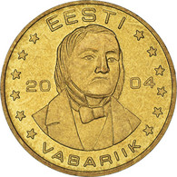 Estonie, 50 Euro Cent, 2004, Unofficial Private Coin, SUP, Laiton - Estonia