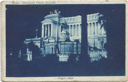 AC842 Roma - Monumento A Vittorio Emanuele II - Altare Della Patria - Notte Notturno Night Nacht Noche / Viaggiata - Altare Della Patria