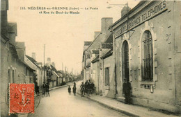 Mézières En Brenne * Rue Du Bout Du Monde Et La Poste * Ptt  * Villageois - Altri & Non Classificati