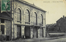 CPA. - [38] Isère > Renage - Salle Des Fêtes - Tampon Daté 1914 - BE - Renage