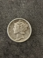 10 CENTS / 1 MERCURY DIME ARGENT 1944 PHILADELPHIE USA / SILVER - 1916-1945: Mercury