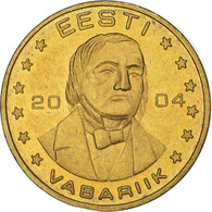 Estonie, 10 Euro Cent, 2004, Unofficial Private Coin, TTB+, Laiton - Estonia