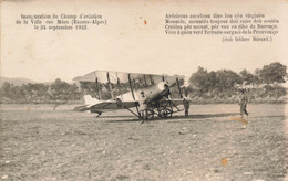 04 Les Mées Inauguration Du Champ D'aviation  Avion - Digne