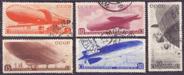 RUSSIA - SSSR - AIRSHIPS - ZEPPELINS - "Pravda" - "Voroshilov" - Wz X - O - 1934 - Used Stamps