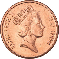 Monnaie, Fidji, Elizabeth II, Cent, 1999, SUP+, Copper Plated Zinc, KM:49a - Fiji