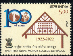 India New *** 2022 Rashtiya Indian Military College, Dehradun , Army (**) Inde Indien - Nuevos