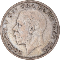 Monnaie, Grande-Bretagne, George V, 1/2 Crown, 1928, TB+, Argent, KM:835 - K. 1/2 Crown