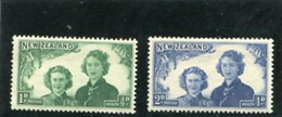 NEW ZEALAND - 1944  HEALTH STAMPS  SET  MINT NH - Unused Stamps