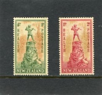 NEW ZEALAND - 1945  HEALTH STAMPS  SET  MINT NH - Ongebruikt