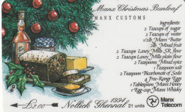 ISLE OF MAN. Manx Christmas Bunloaf Method. 1994-01. 6000 Ex. IM-TEL-008. (015). - Isola Di Man