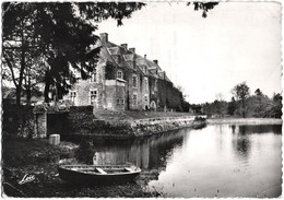 CPSM FORÊT DE PAIMPONT  (ILLE ET VILAINE)  ETANG ET CHÂTEAU DE COMPER - Paimpont