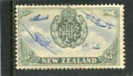 NEW ZEALAND - 1946  3d PEACE  MINT - Nuovi