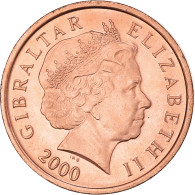 Monnaie, Gibraltar, Elizabeth II, Penny, 2000, SPL+, Cuivre Plaqué Acier - Gibraltar