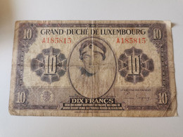 Billet Luxembourg, 10 Francs Charlotte 1944 - Luxembourg