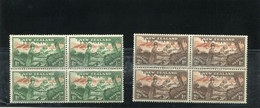 NEW ZEALAND - 1946  HEALTH STAMPS SET BLOCK OF 4  MINT NH - Nuovi