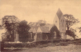 CPA - ANGLETERRE - Worthing - SEPIATONE SERIES - SOMPTING CHURCH - Worthing