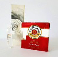 échantillons De Parfum  Tubes ROGER & GALLET   EDC EXTRA VIEILLE  2 Ml MOITIE PLEINE - Echantillons (tubes Sur Carte)