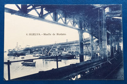 Huelva Muelle De Riotinto 1910s Unused Real Photo Postcard.Publisher Papelería Diario De Huelva - Huelva