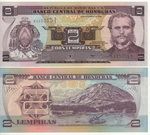 HONDURAS  2  Lempiras P80Ab  14.12.2000   (Marco Aurelio Soto +  Tigre Island)   UNC - Honduras