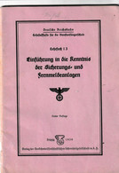 DEUTSCHE REICHSBAHN  --  EINFUHRUNG IN DIE KENNTNIS DER SICHERUNGS - UND FERNMELDENANLAGEN  --  1938 - Trasporti