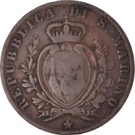 Monnaie, Saint Marin , 5 Centesimi, 1894, Rome, TB+, Cuivre, KM:1 - San Marino