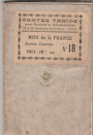 CARTES TARIDE POUR CYCLISTES ET AUTOMOBILISTES MIDI DE LA FRANCE N  18 - Cartes Géographiques