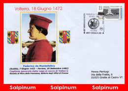 ANNULLO ANNIVERSARIO 600° NASCITA FEDERICO DA MONTEFELTRO - 2021-...: Storia Postale