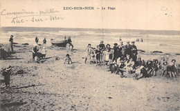 Luc Sur Mer            14        La Plage.Un Groupe D'enfants      (voir Scan) - Luc Sur Mer