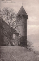 Estavayer Vieille Tour Du Château 1924 - Estavayer