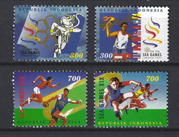 Indonesie 1790-1793 MNH ; Sea Games 1997 NOW MANY STAMPS INDONESIA VERY CHEAP - Other