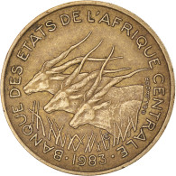 Monnaie, États De L'Afrique Centrale, 25 Francs, 1983, Paris, TTB - Camerun