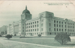 Korea Under Japanese Occupation, New Chosen Government Building, Archtiecture C1930s Vintage Postcard - Corée Du Sud