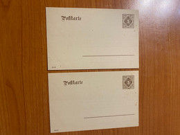 PORTUGAL - Lot De 2 Entiers Postaux - Postal Stationery