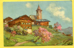 Tschiertschen -  Grisons -  Suisse. CPA  Illustrée - Tschiertschen