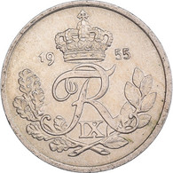 Monnaie, Danemark, 25 Öre, 1955 - Denmark