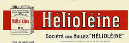 1934 HUILE  HUILES MOTEURS HELIOLEINE  SALON DE PROVENCE Bouches Du Rhone Pour Martin à Chamaret T VOIR SCANS - 1900 – 1949