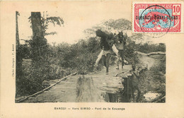 CONGO FRANCAIS BANGUI VERS BIMBO PONT DE LA KOUANGA   EDITION AURAT - Central African Republic