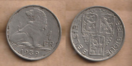 BÉLGICA   1 Franc - Léopold III (BELGIE-BELGIQUE) 1939 Nickel • 4.5 G • ⌀ 21.5 Mm KM# 120, - 1 Frank