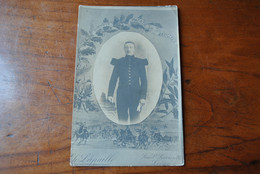 CPA Photo Carte Postale Ancienne Militaire Uniforme Nicolas Boulanger 1905 Artillerie Soldat Soldaat Uniform Armée Belge - Personaggi