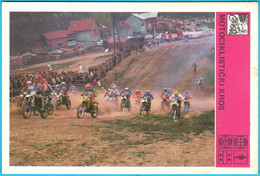 MOTOCROSS (Motorcycle Cross) - Yugoslavia Vintage Trading Card Svijet Sporta 1980 * Moto-Cross Moto Motorrad Motociclo - Automobile - F1