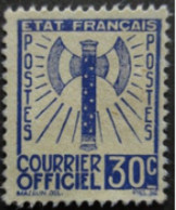 France Timbre De Service N°2 (*). Cote 40€ - Sonstige & Ohne Zuordnung