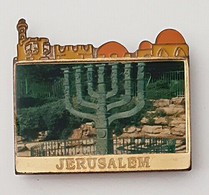 Tourism Souvenir "JERUSALEM" The Capital Of The State Of Israel Fridge Magnet - Tourism